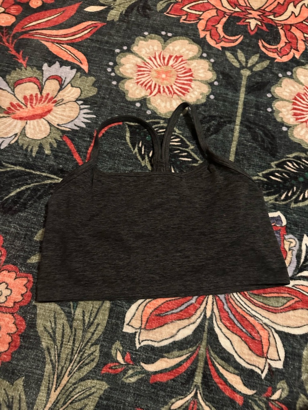 3/$25 🌿 Aerie Offline XL Sports Bra Crop Top Dark Gray